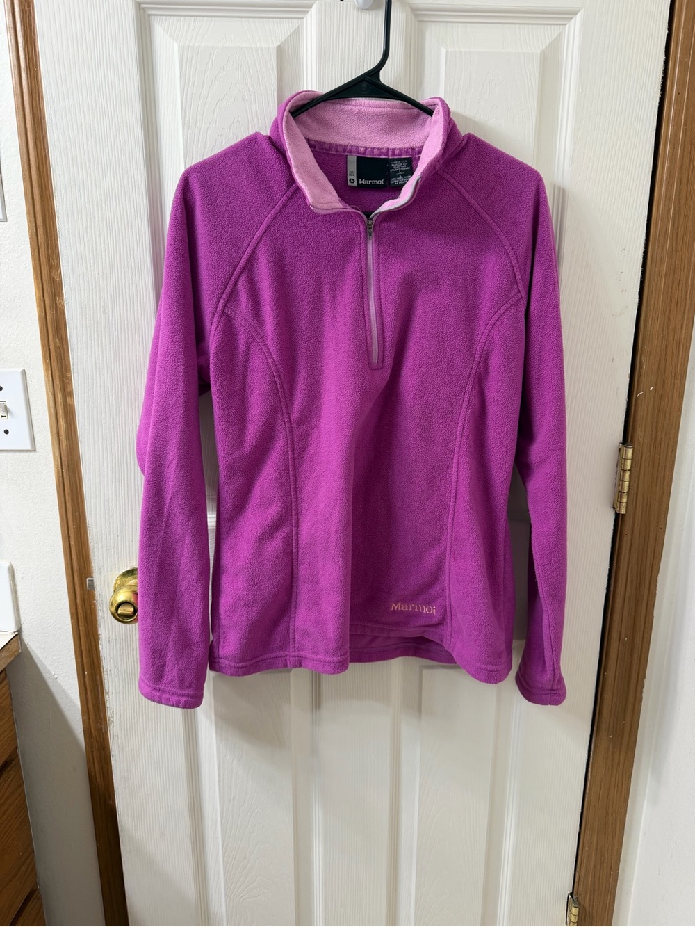 Marmot Women's Magenta Half-Zip Fleece Pullover